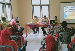 Serka Bambang menghadiri kegiatan Musyawarah Masyarakat Kelurahan