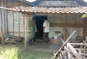 Beginilah Kondisi Rumah Pamitaningsih Sebelum Di Rehab Satgas TMMD 110 Bojonegoro