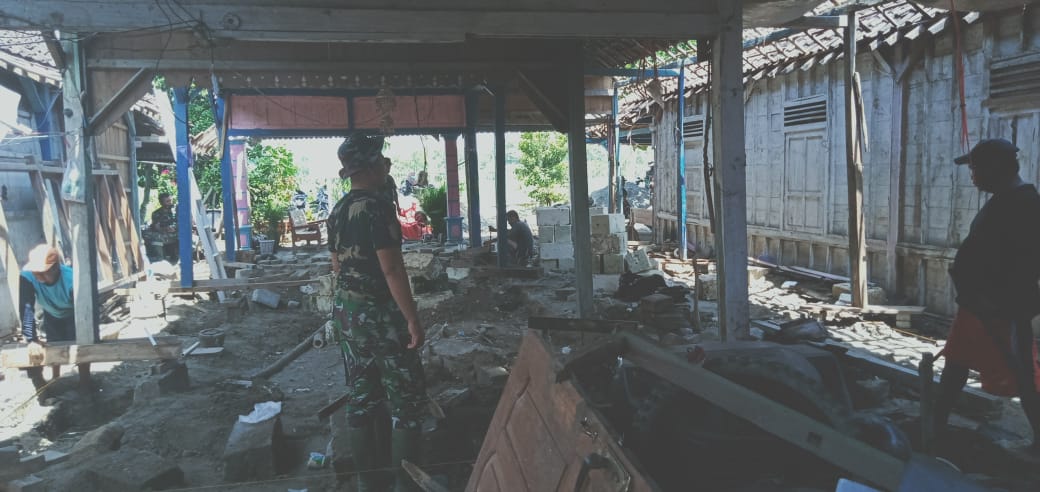 Progam Aladin, Satgas TMMD Kodim Bojonegoro Renovasi Rumah Warga