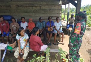 Warga Kampung Dorba Ucapkan Terimakasih Atas Kunjungan Satgas TMMD