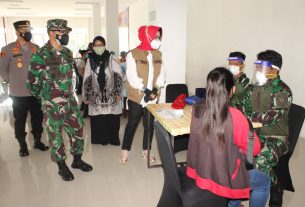 Kodim 0726/Sukoharjo Gelar Serbuan Vaksinasi TNI Untuk Masyarakat
