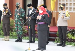 Dandim 0410/KBL Hadiri Pengukuhan Paskibraka Kota Bandar Lampung