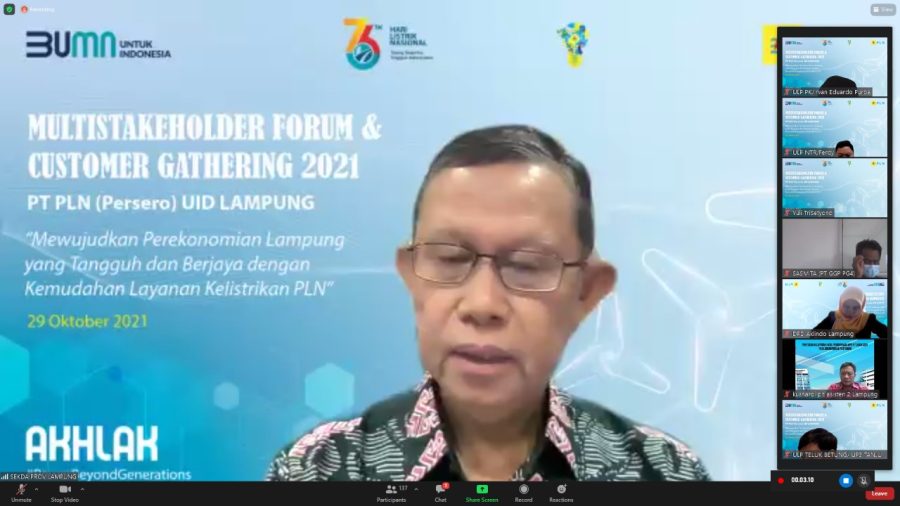 Gubernur Arinal Apresiasi Pelayanan PLN Lampung dan Ingatkan Tugas Penyediaan Listrik Pariwisata Pesisir