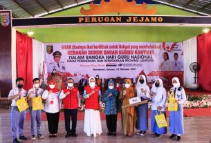 Ketua PMI Provinsi Lampung Gelar Kegiatan Donor Darah Seribu Kantong di Kotabumi