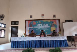 Satlantas Polres Tubaba Sosialisasi di SMAN 1 Tumijajar Imbau Pelajar Tertib Berlalu Lintas
