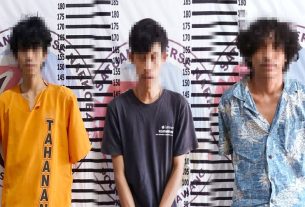 Tiga Pemuda Yang Jadi Bandar Narkotika di Menggala Kota Ditangkap Polres Tulang Bawang