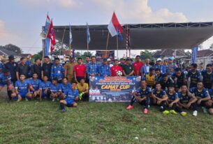Kompetisi Camat Cup tahun 2023 Muara Sungkai di menengkan Porkas FC