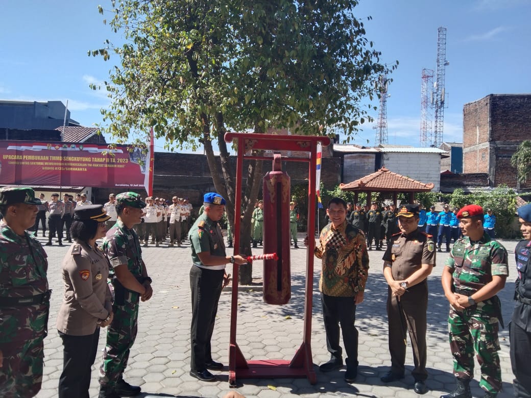 TMMD Sengkuyung Tahap II di Wilayah Kodim 0735/Surakarta Hari Ini Resmi Dibuka